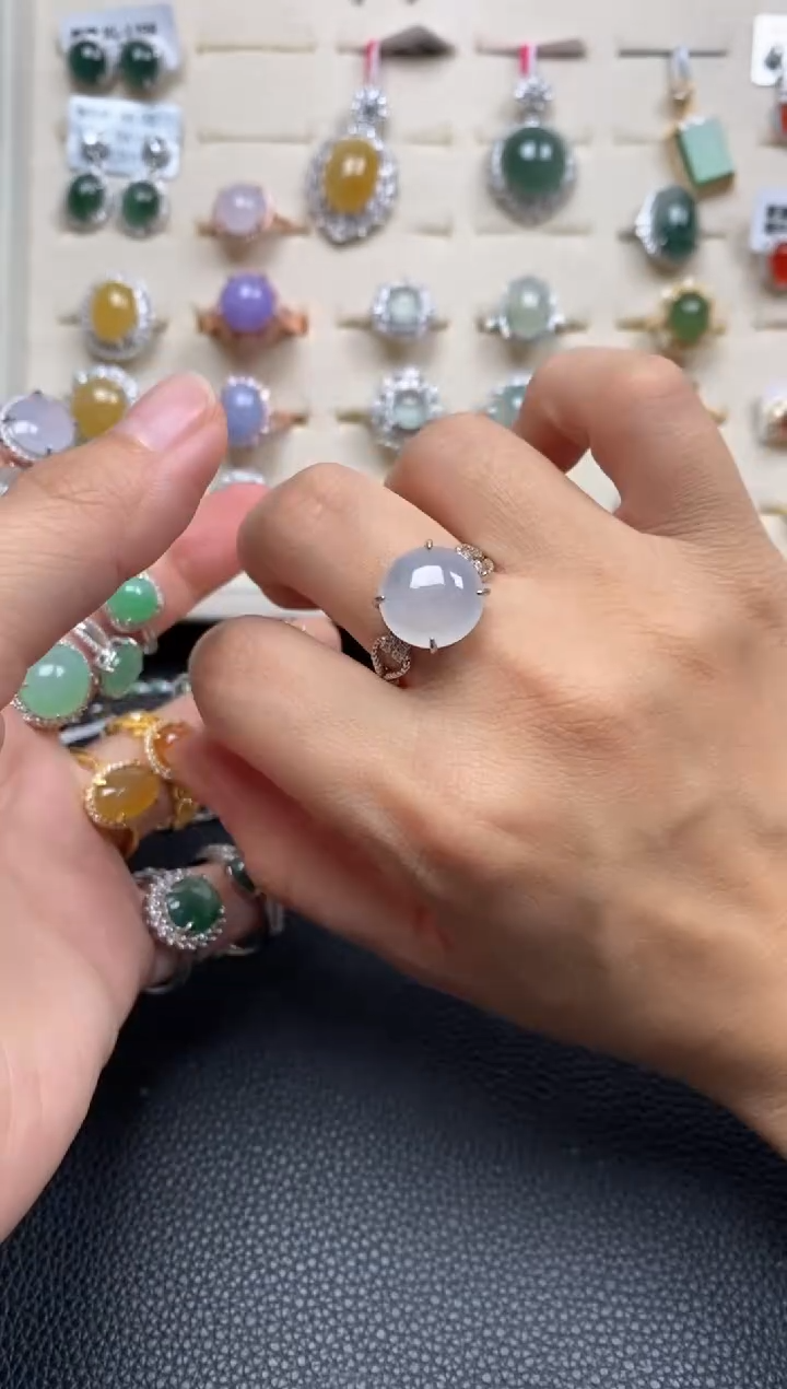 【闪购商品】翡翠戒指银S925镶嵌11111111