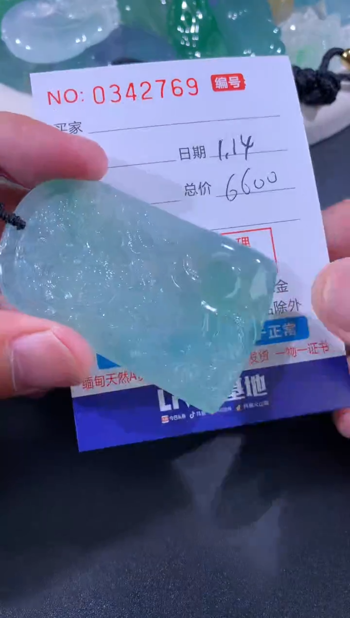 【闪购商品】翡翠颈饰未镶嵌天然A货翡翠