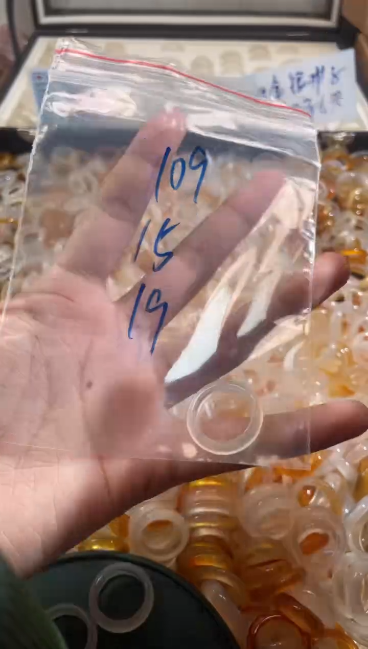 玛瑙/玉髓戒指未镶嵌109