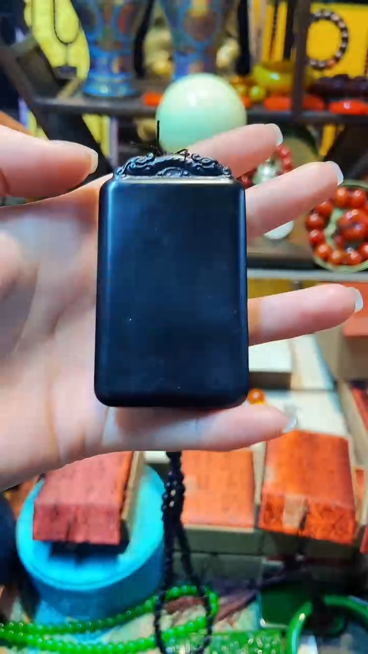 【闪购商品】和田玉（墨玉）挂件未镶嵌主播推荐主播推荐