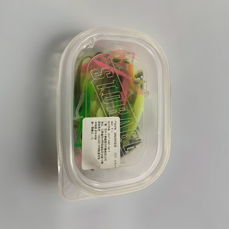 三条卷尾鱼路亚盒装T尾假饵专拍路亚饵软饵T尾软饵