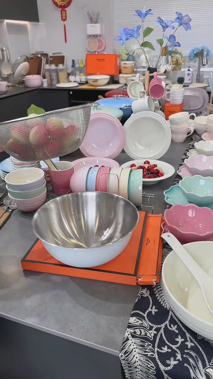 【闪购商品】瓷不锈钢料理盆+沥水篮24cm（2件套）