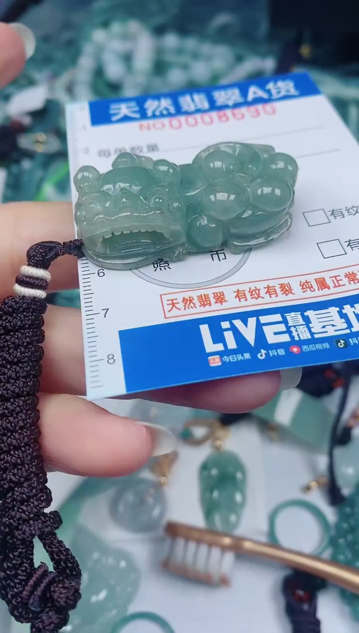 颈饰未镶嵌翡翠00008690