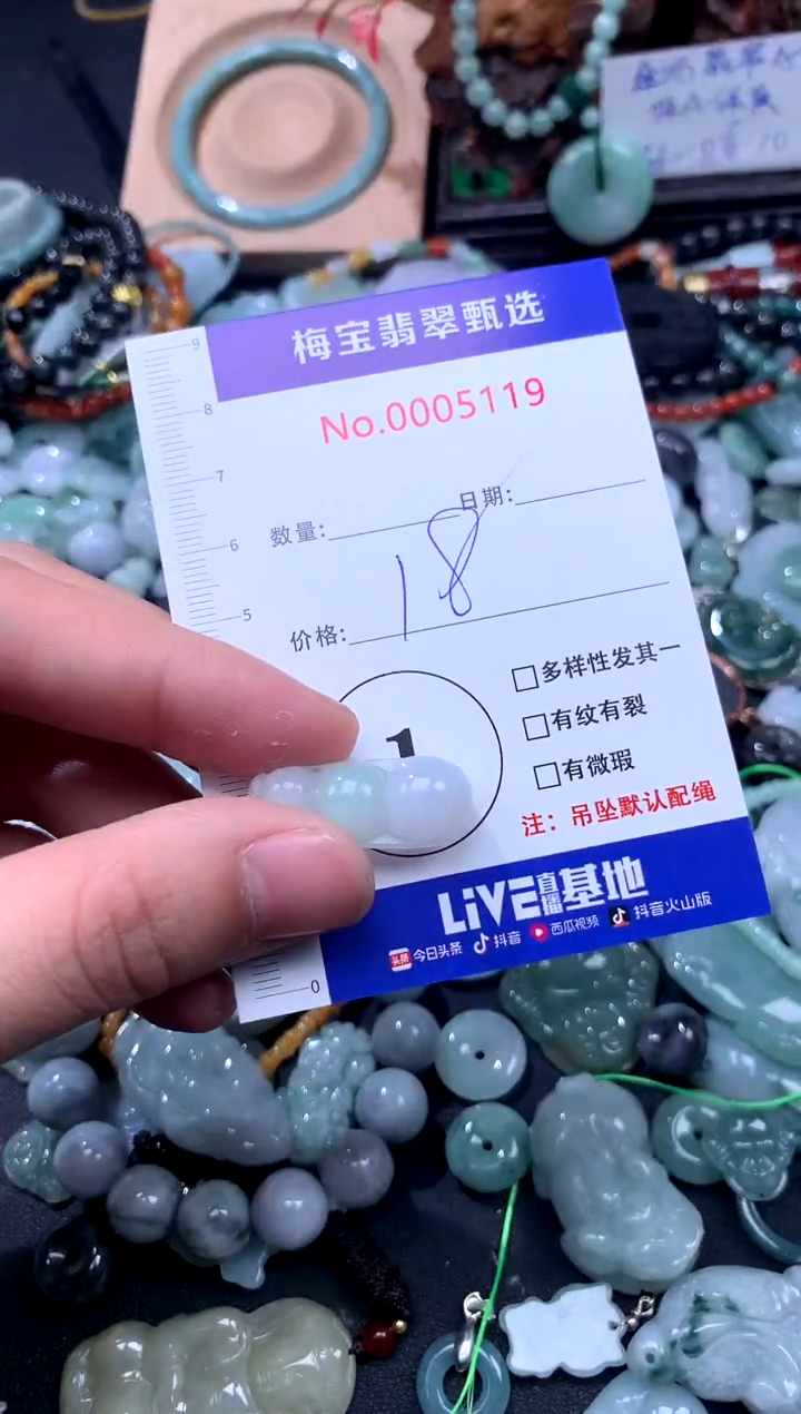 颈饰未镶嵌翡翠早18