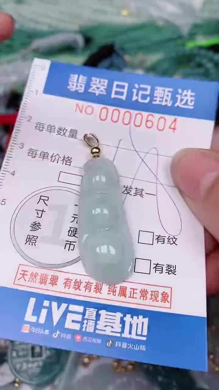 【闪购商品】翡翠颈饰未镶嵌00000604