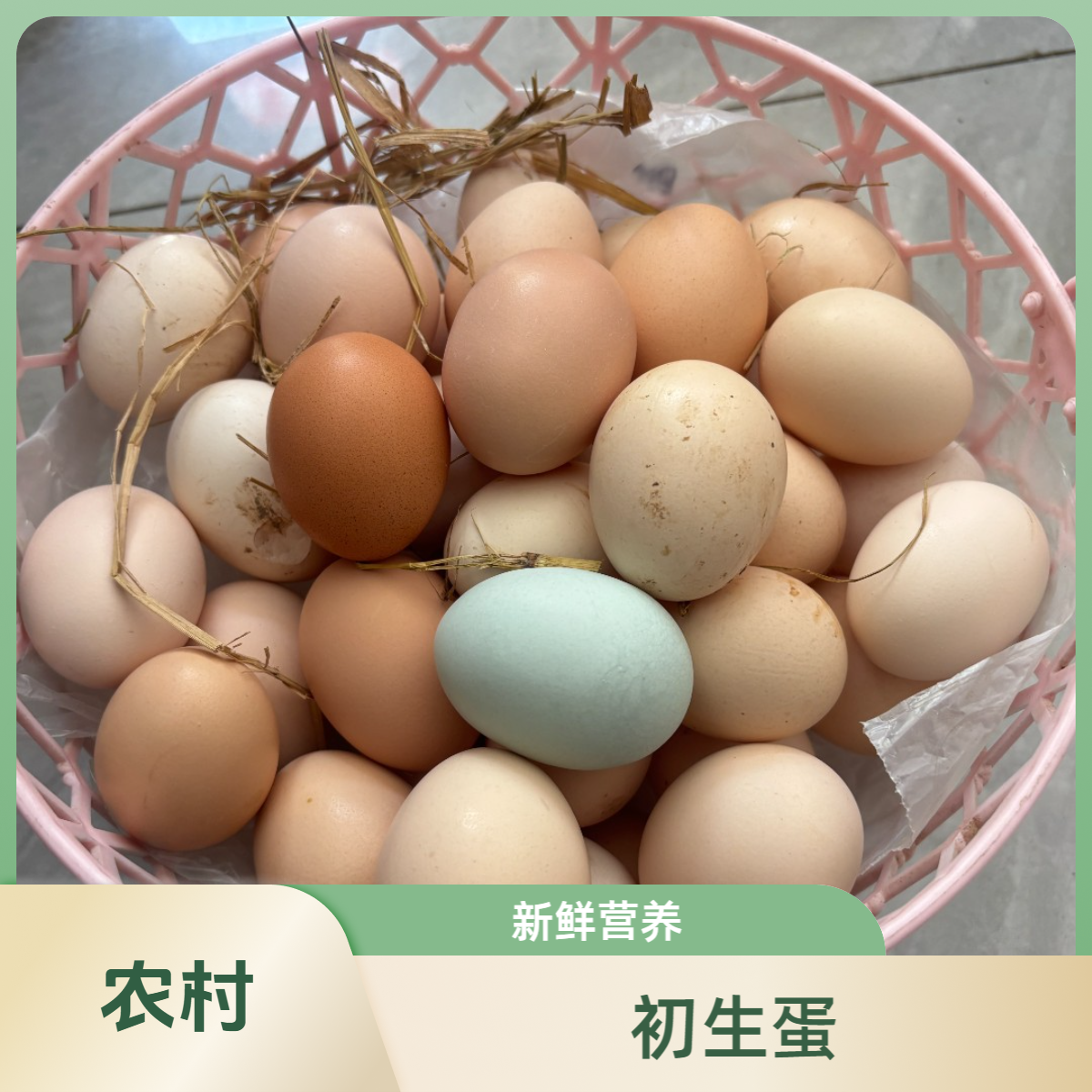 阿张农产品一斤13-14个 30枚/50枚/100枚农户家纯粮食初生土鸡蛋