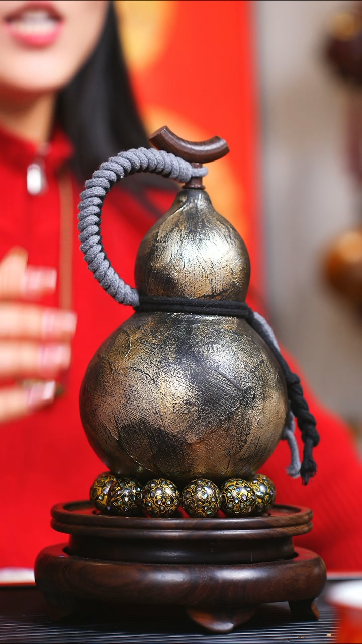 【闪购商品】JO246过年首选中国非遗大漆酒葫芦