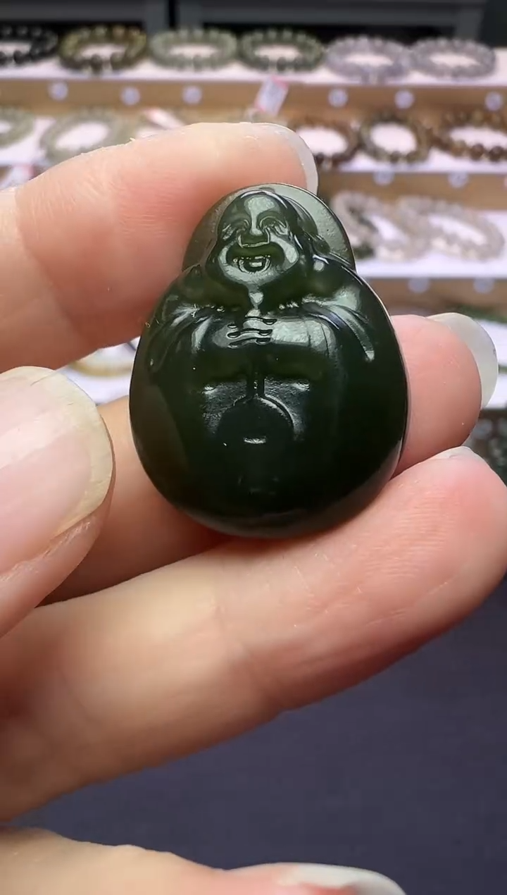 颈饰未镶嵌和田玉83号链接卡28*22*10mm