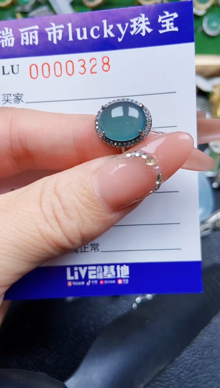 【闪购商品】翡翠颈饰银S925镶嵌0328