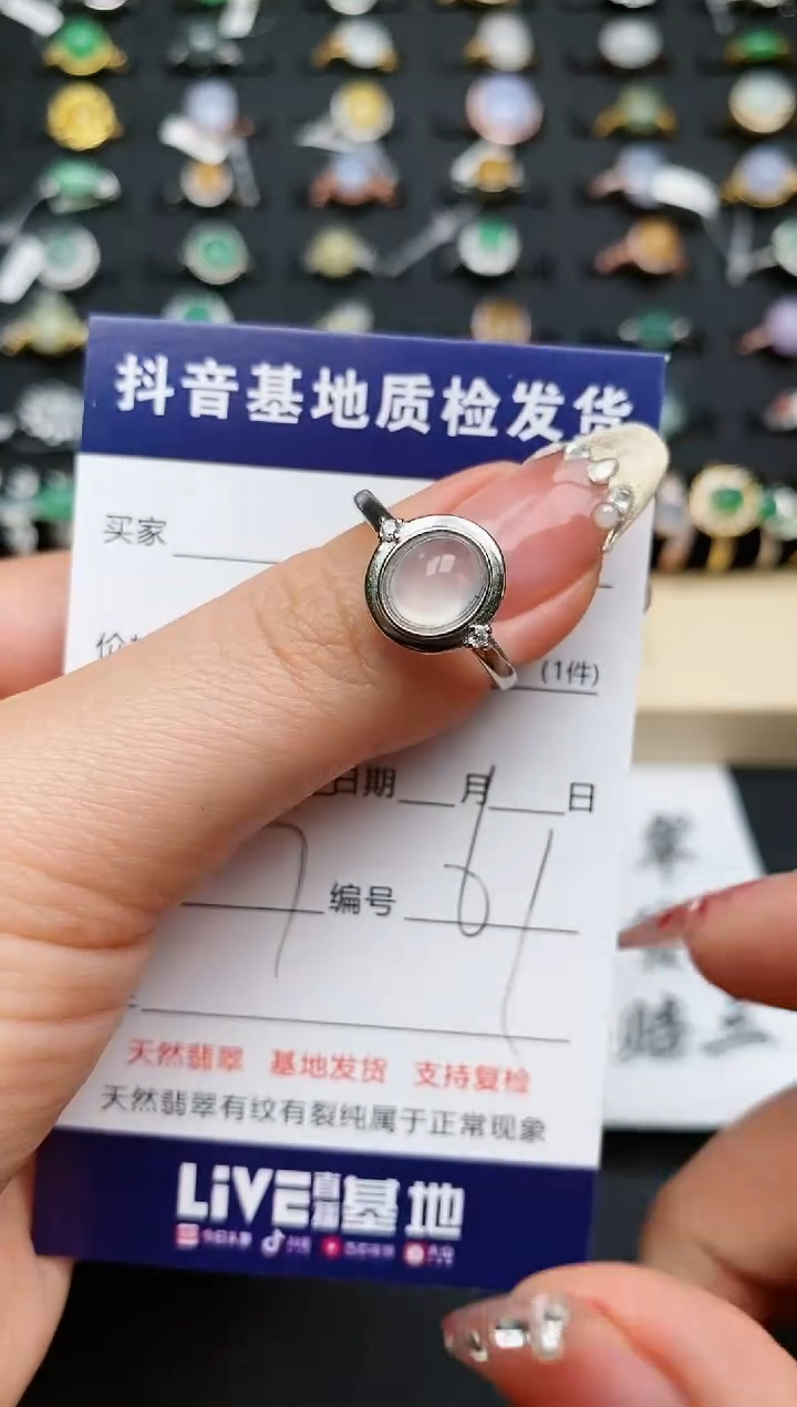 【闪购商品】翡翠戒指银S925镶嵌..............