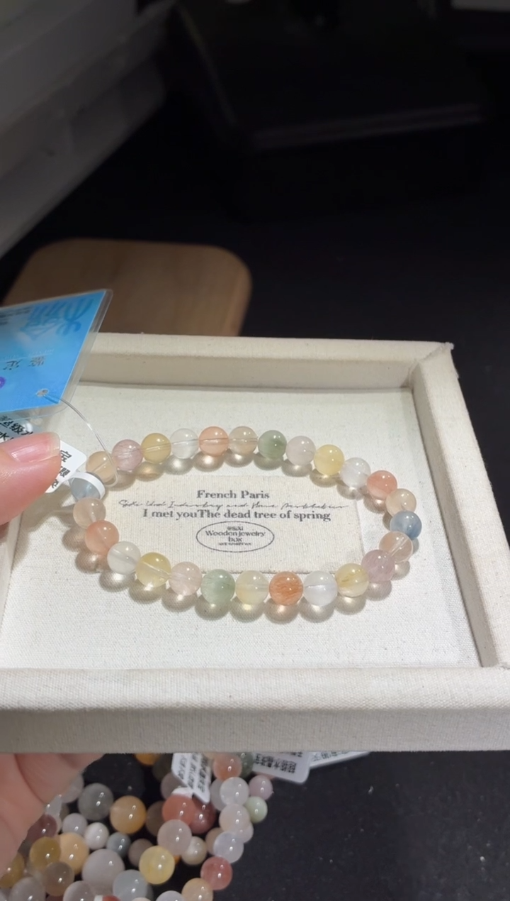 未镶嵌手链水晶136号多样性发一P7+