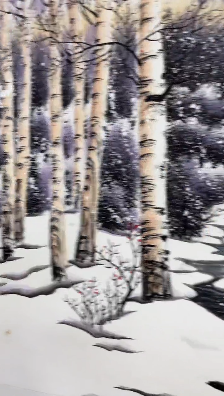 【闪购商品】书法雪林  翟渊民老师国画