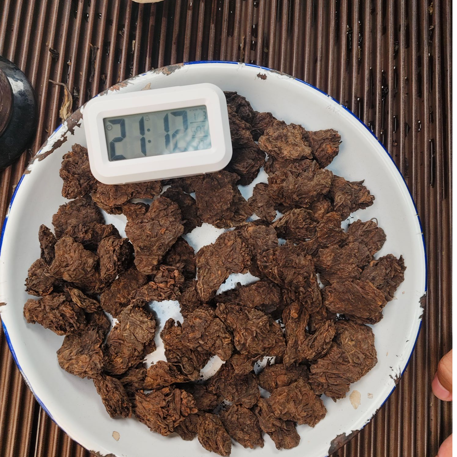 【1923号】2018年勐库产区小村熟茶老茶头 普洱茶熟茶 250克 7月6日