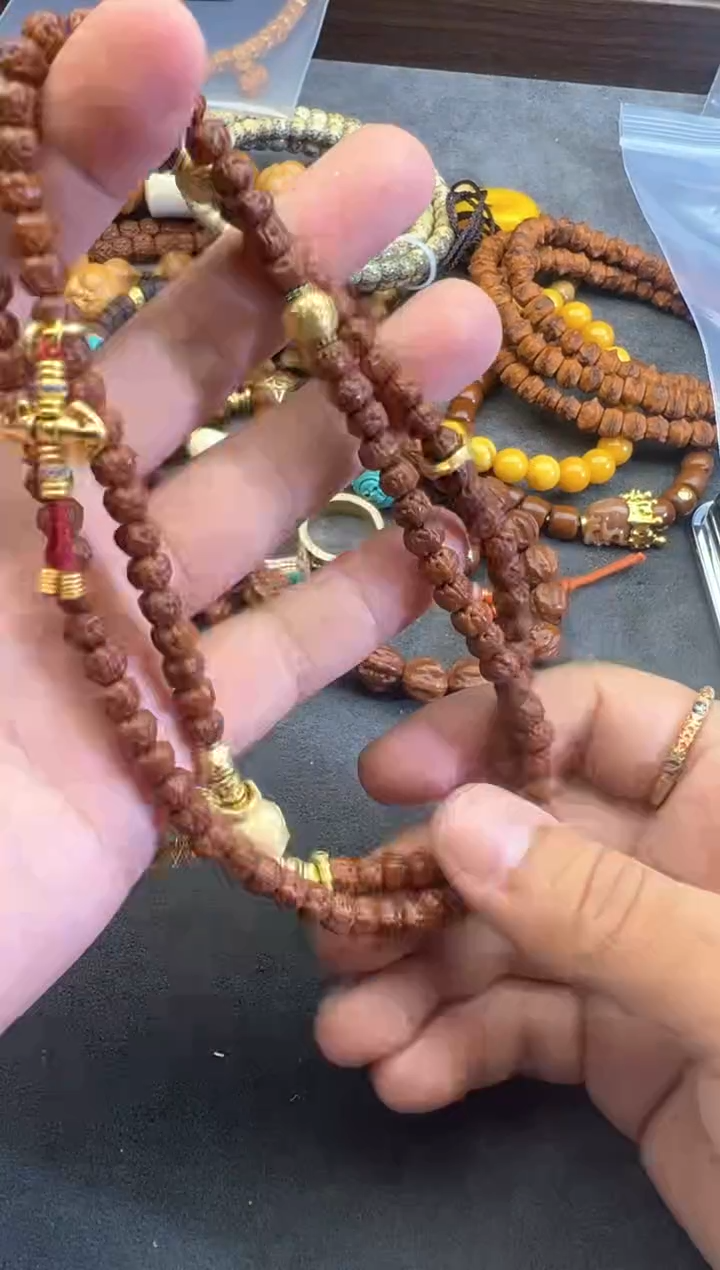 【闪购商品】金刚菩提吊坠佛手手串1