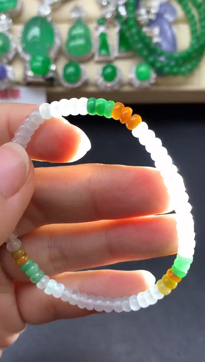 未镶嵌手链翡翠239-中国好珍宝