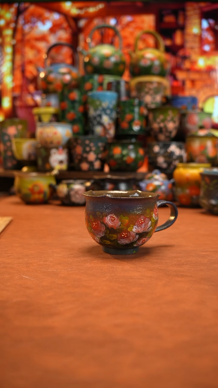 油画   釉下彩   杯子