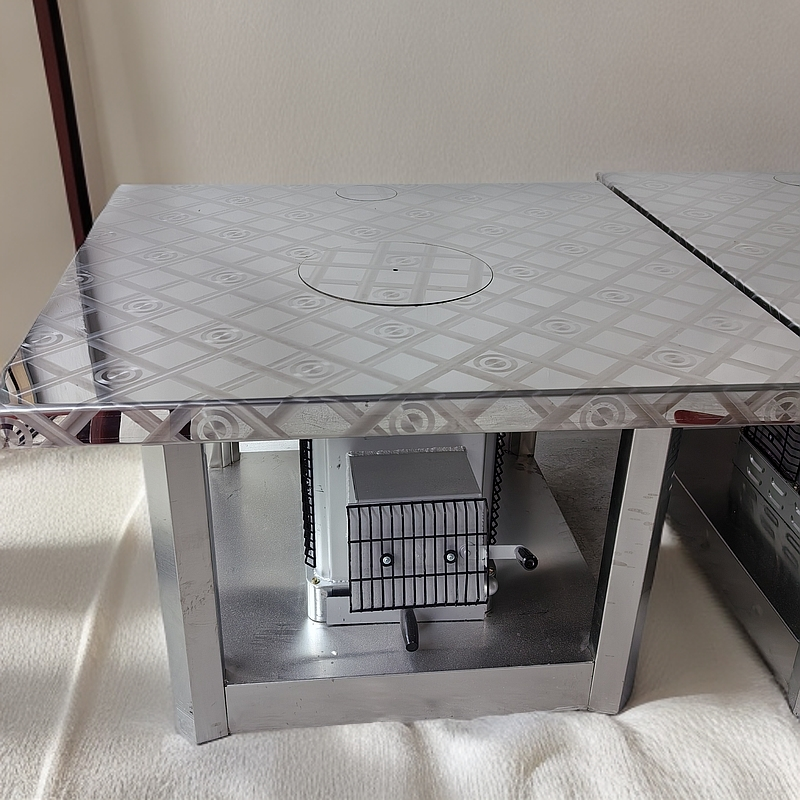 100✖️100白格子花加柱子气化炉