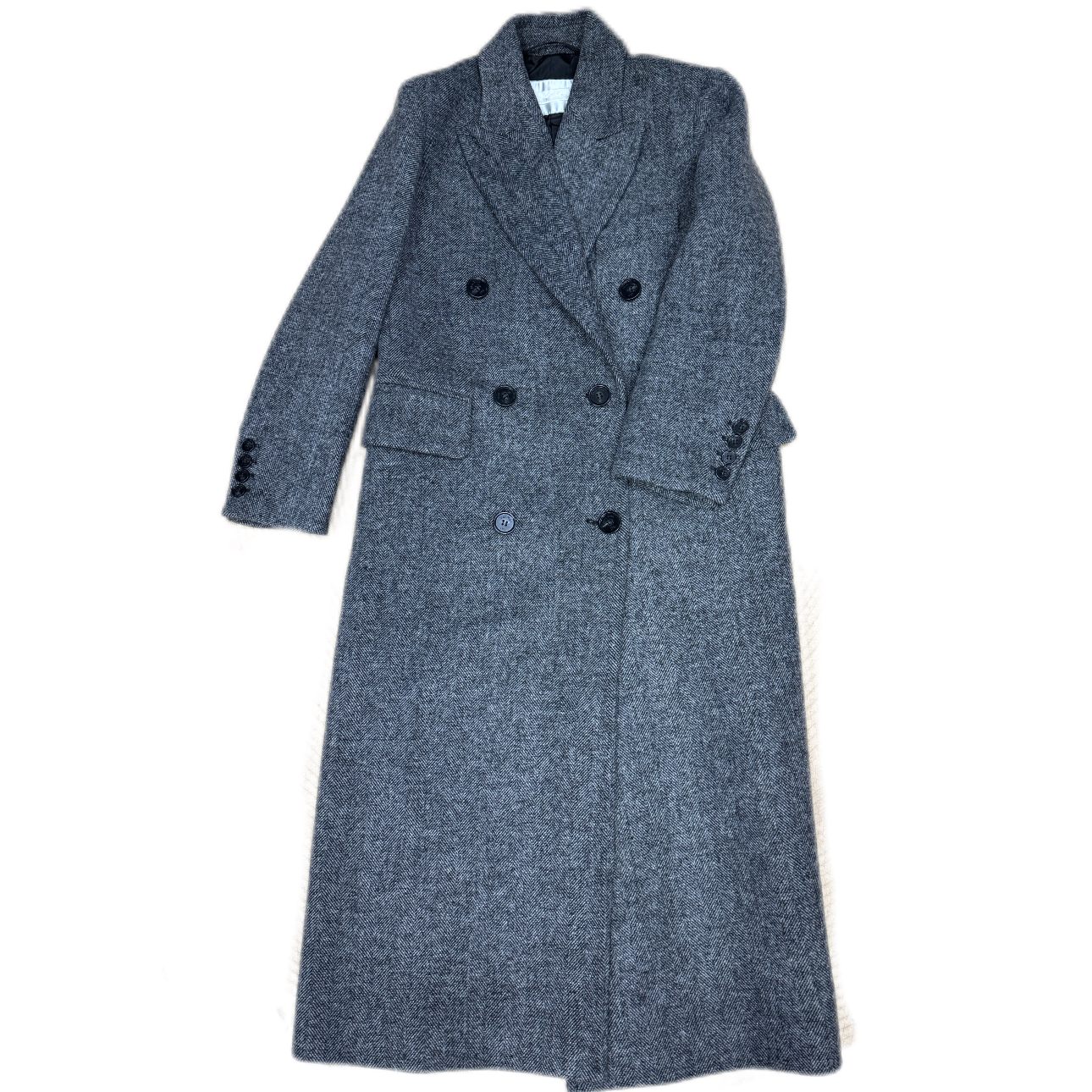 【金火祡】羊毛双面呢长款秋冬气质毛呢大衣