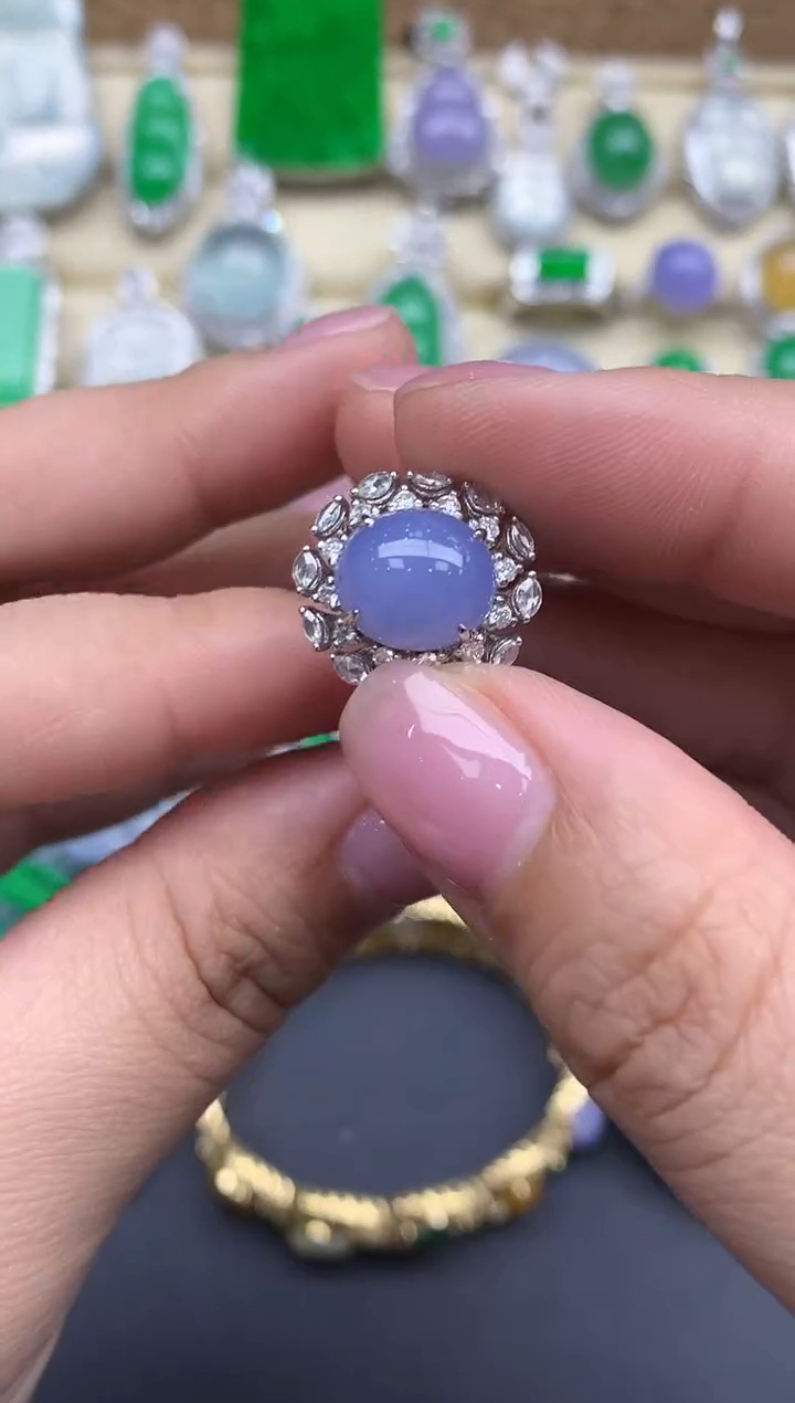 【闪购商品】翡翠戒指18K金镶嵌426-中国好珍宝