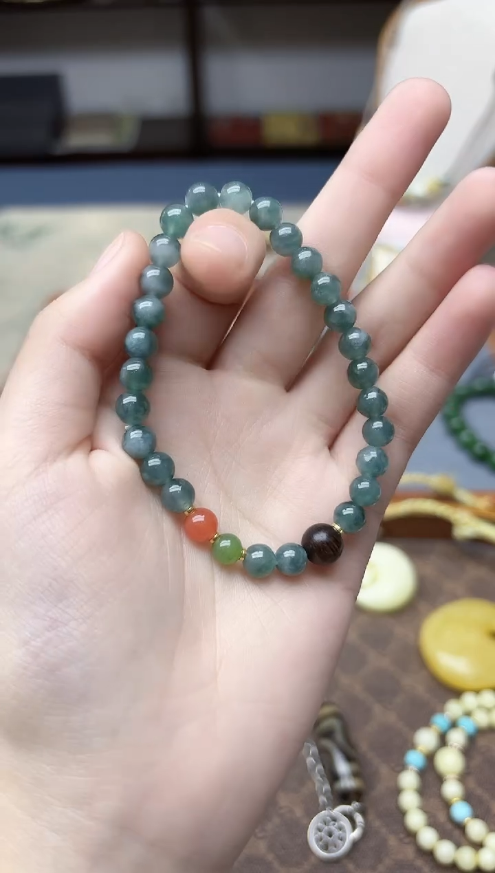 未镶嵌挂件翡翠翡翠手串YD
