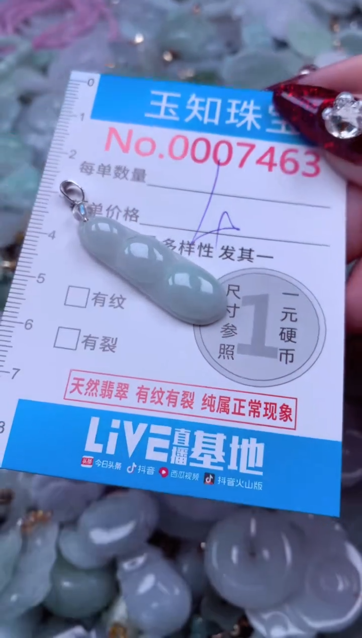 吊坠(不含链)未镶嵌翡翠7463