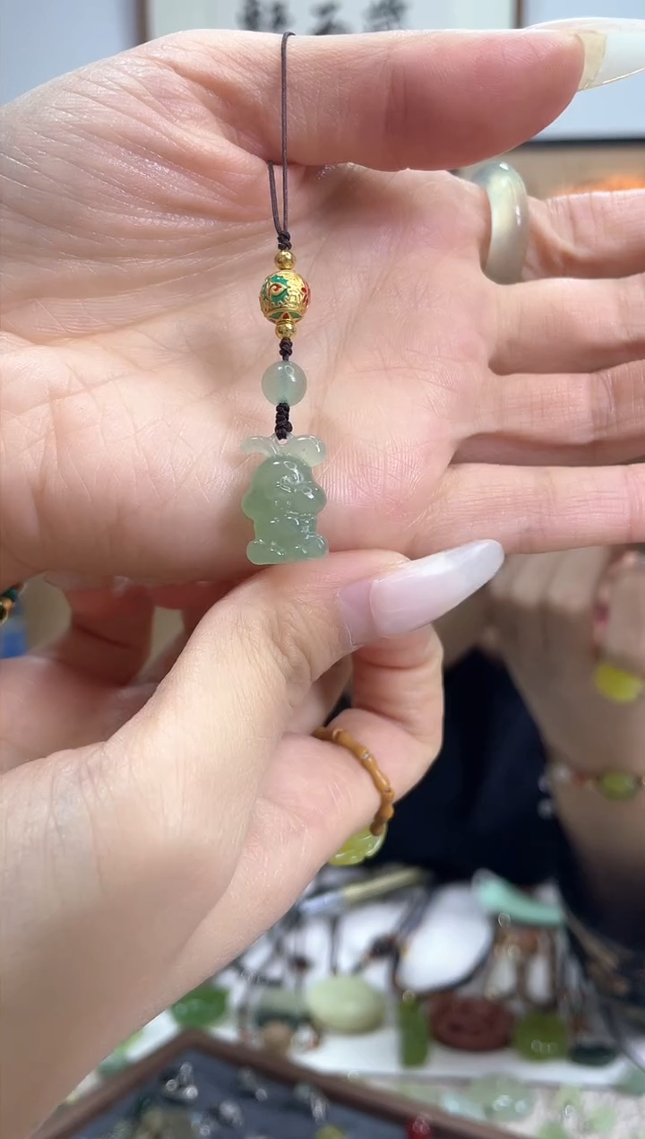 【闪购商品】岫玉手机链未镶嵌多样性发货其中发一