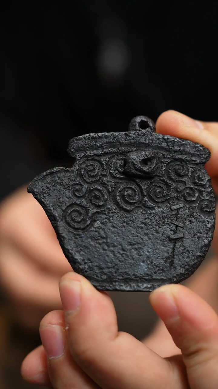 【闪购商品】皿之紫砂手作柴烧盖置0288