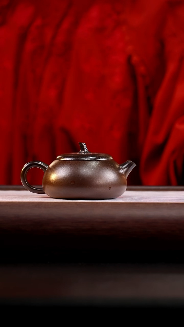 茶壶紫砂柴烧茄段