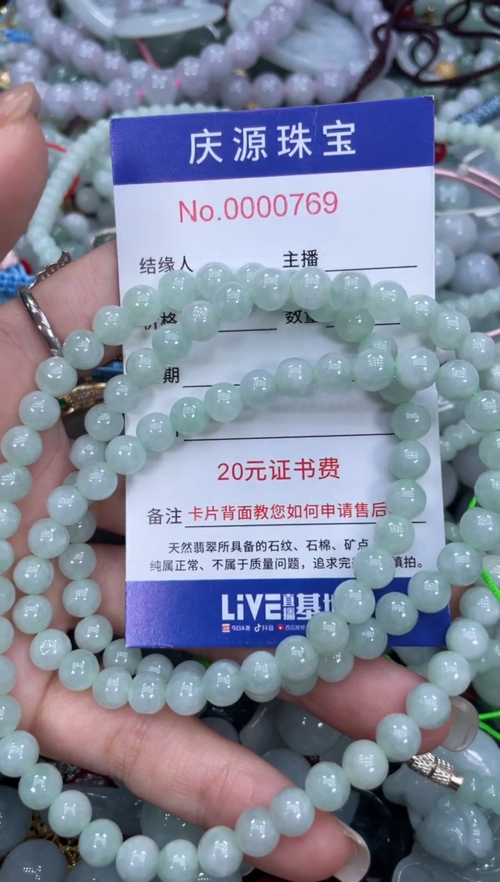 翡翠未镶嵌颈饰227