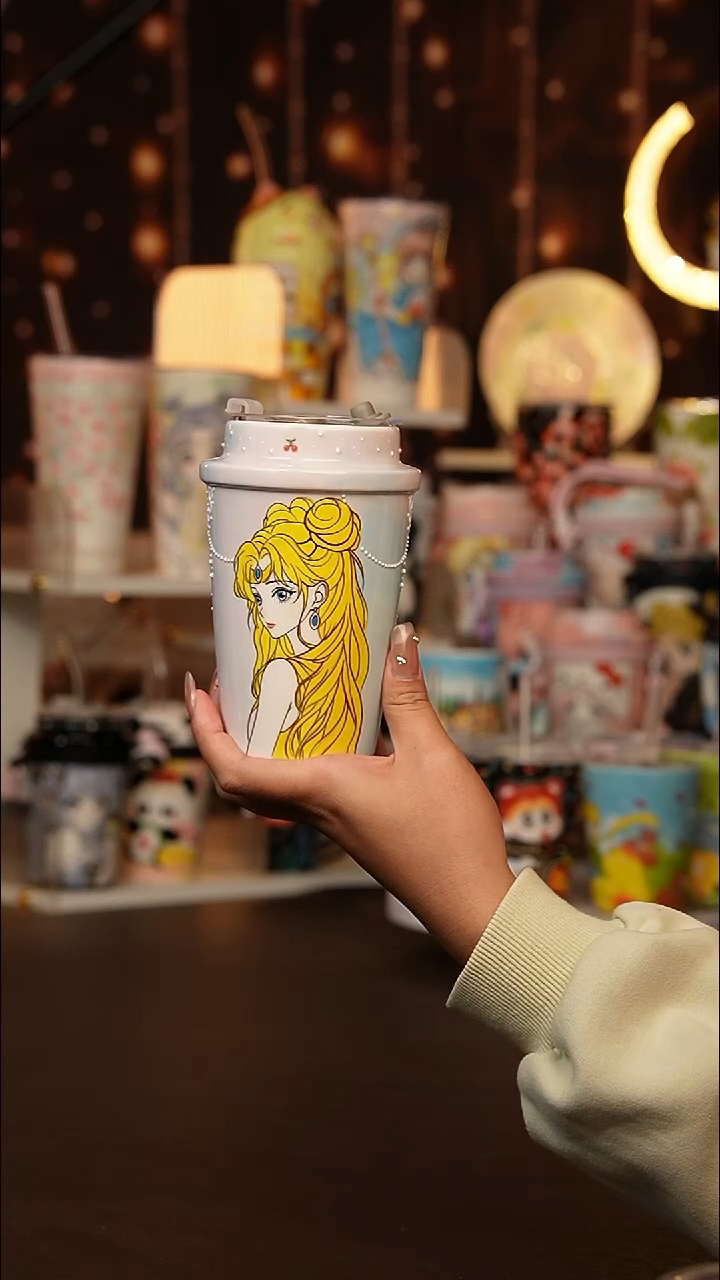 (玉泥）景德镇手工手绘文创陶瓷杯