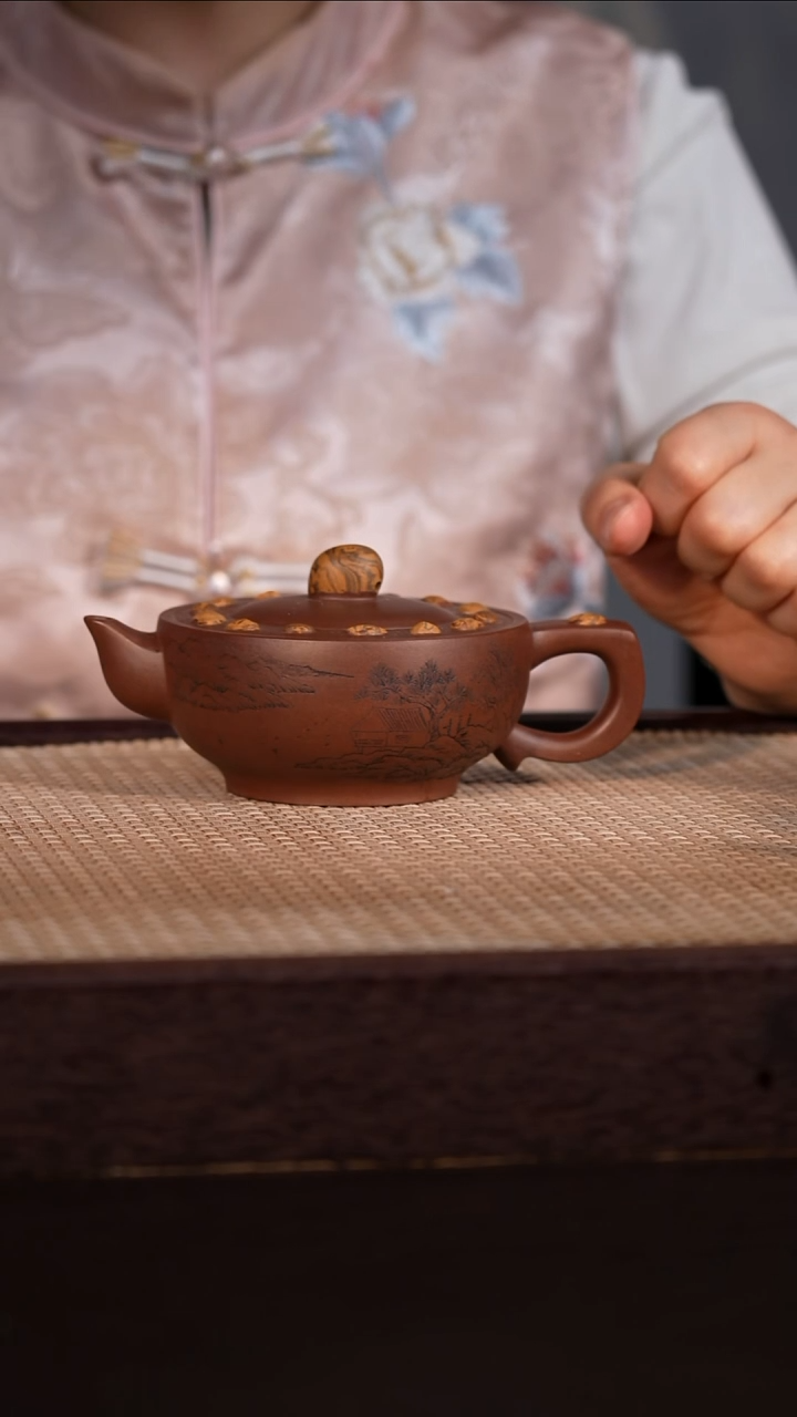 茶壶紫砂紫泥 260cc