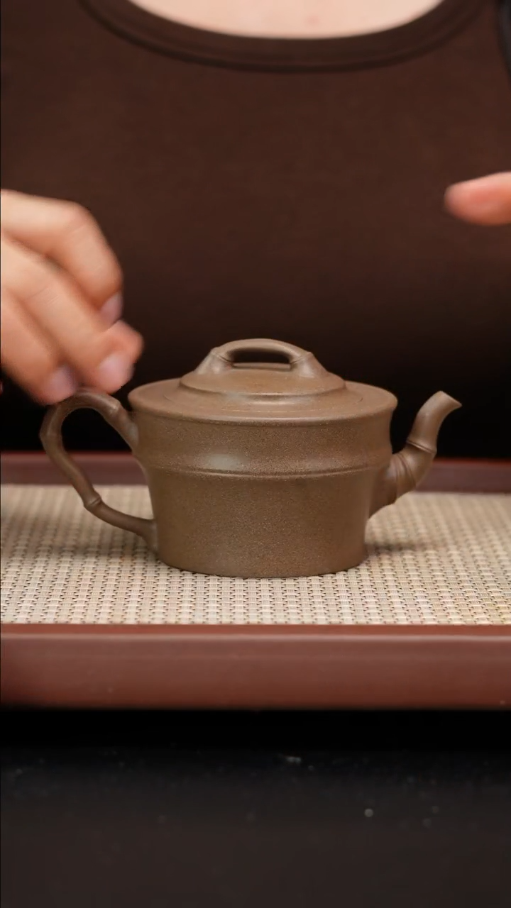 【闪购商品】紫砂茶壶蟹壳清曲竹200
