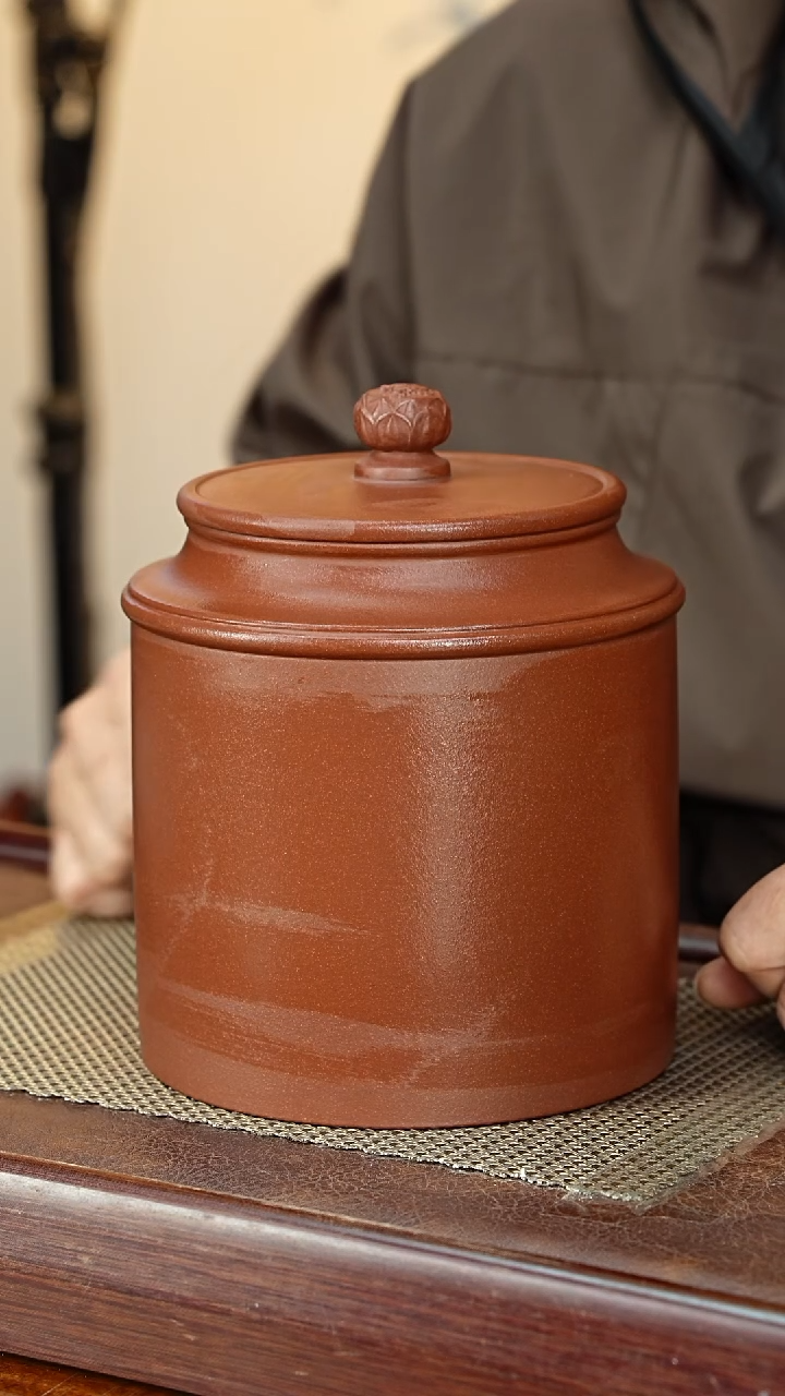 宜兴原矿紫砂茶叶罐