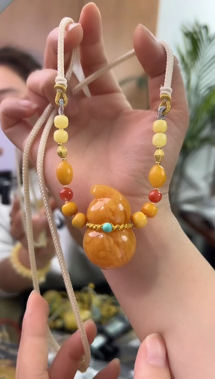 裸石琥珀未镶嵌琥珀蜜蜡吊坠