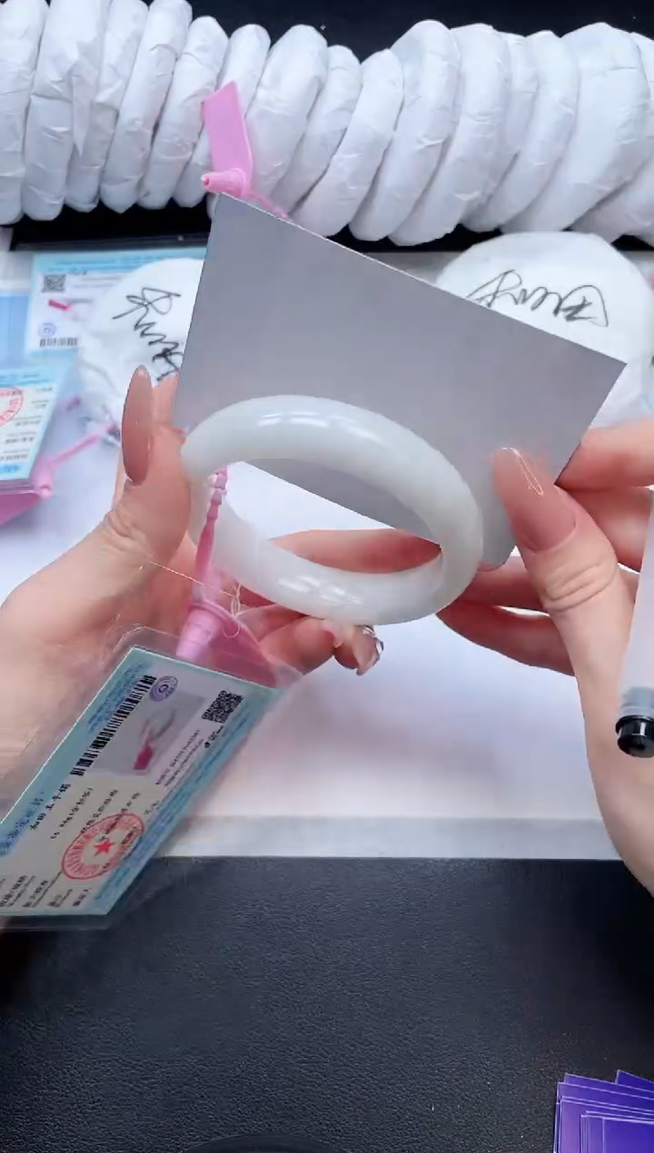 未镶嵌手镯和田玉1V52-58