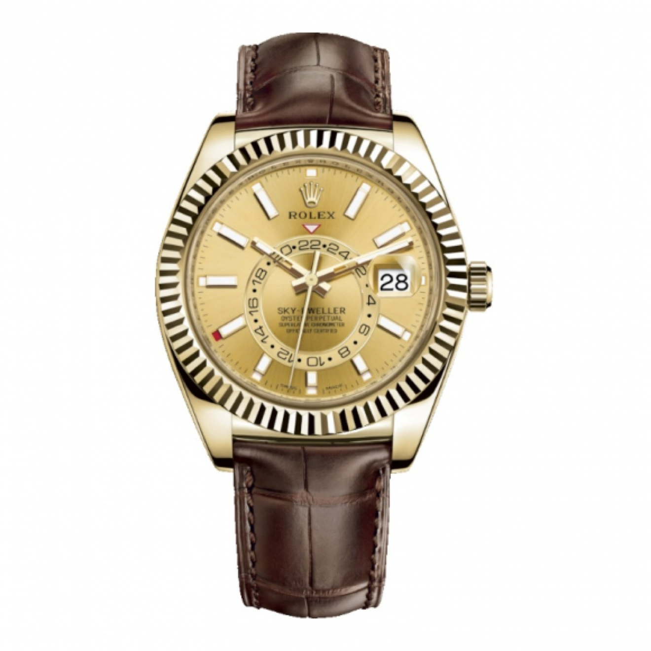 99新 Rolex/劳力士 哈奢馆/名表/纵航者326138/黄金/42mm/23全套