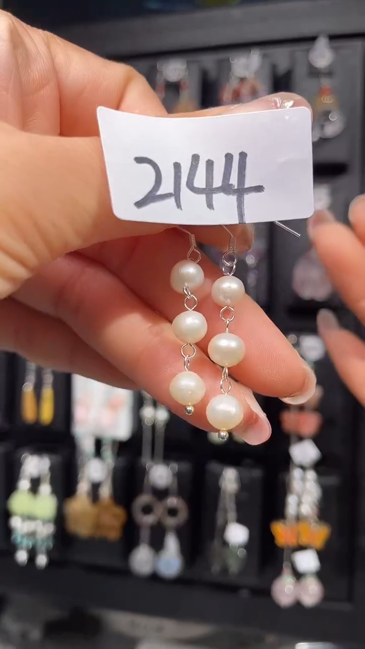 未镶嵌耳饰淡水珍珠喜欢拍