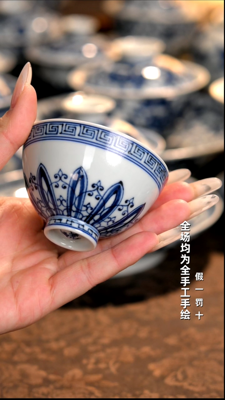 景德镇纯手工柴窑茶具