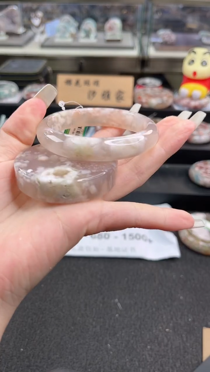 未镶嵌手镯石英质玉60圈口 （赠品镯心）34562542