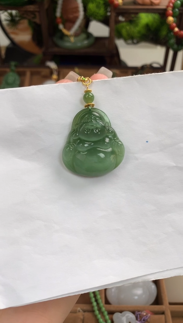 【闪购商品】和田玉颈饰未镶嵌吊坠35mm