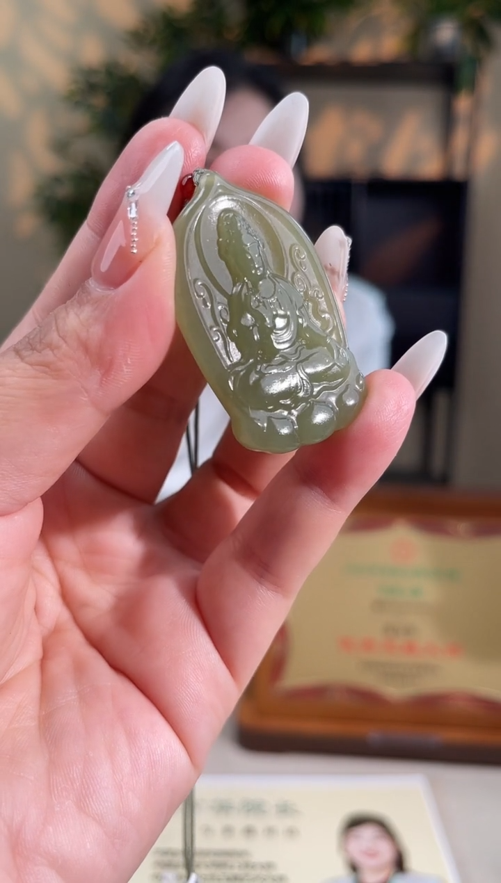 和田玉未镶嵌颈饰多样性拍一发一14020