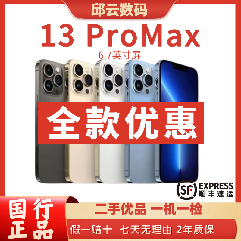 95新 Apple/苹果 Apple13Promax 6.7英寸 国行正品 双卡双待