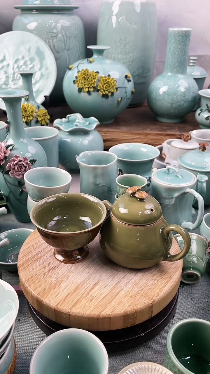 【闪购商品】壶全品杯子微瑕福利款 慧仙青瓷 瓷器