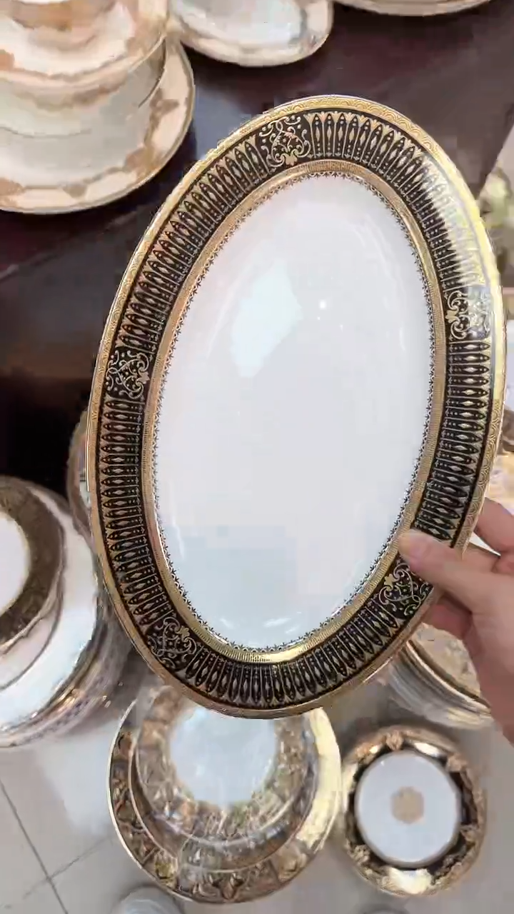 【闪购商品】瓷片12寸鱼盘微瑕  福利价