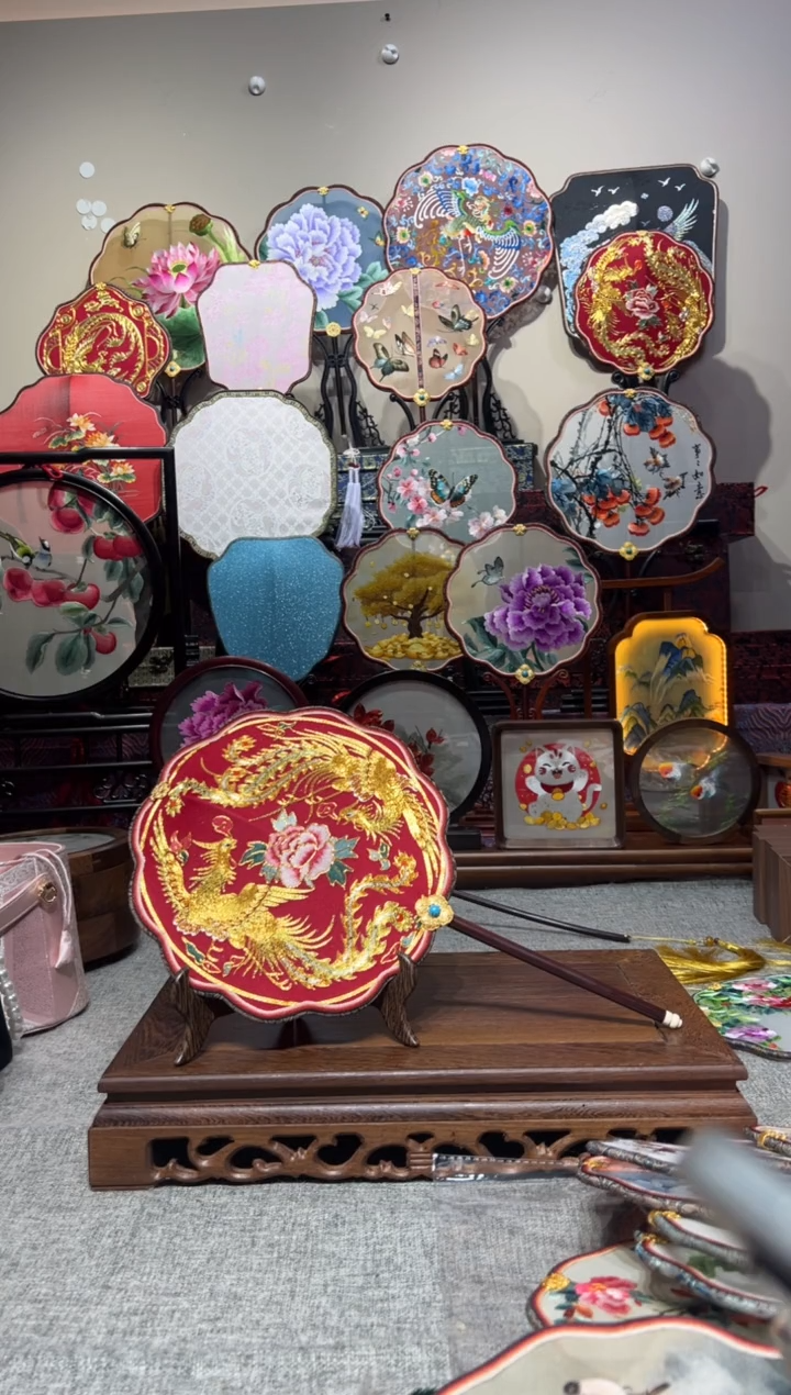刺绣方*擒纯手工苏绣双面绣