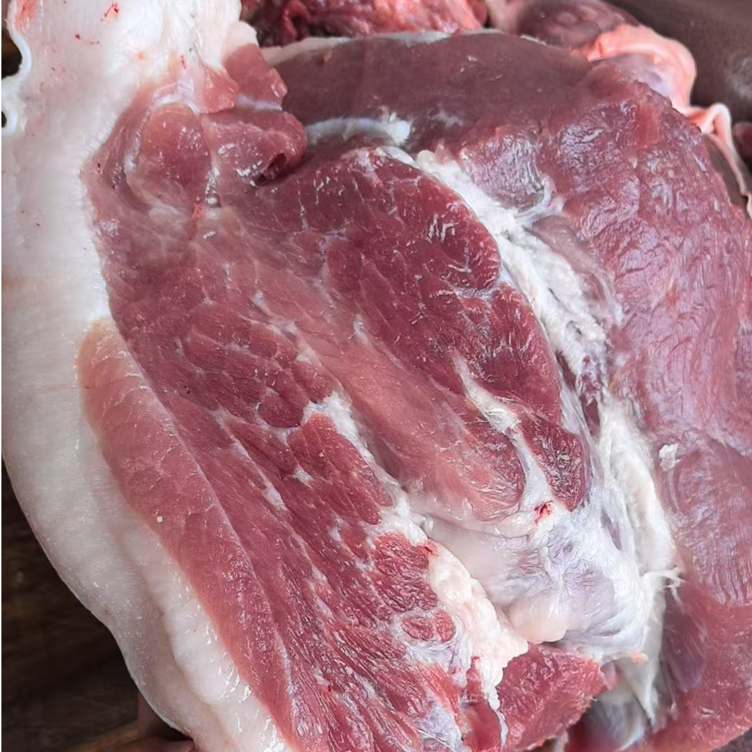 湖南乡味熟食黑毛土猪肉【后腿肉4斤】顺丰冷链包邮到家！