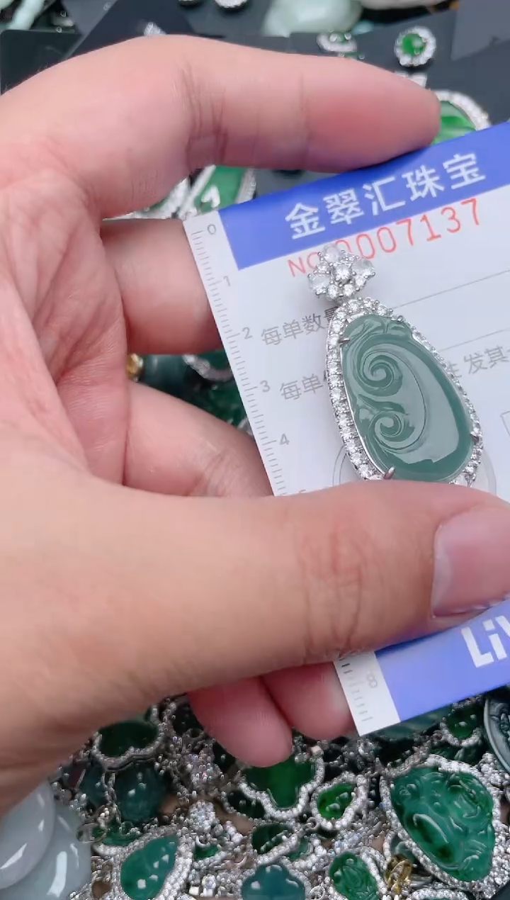 【闪购商品】翡翠颈饰未镶嵌7137....