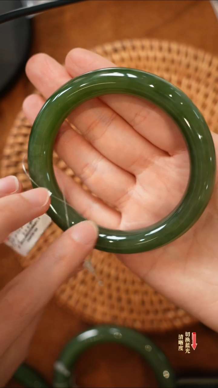 【闪购商品】和田玉手镯未镶嵌0213-021（59圈口）