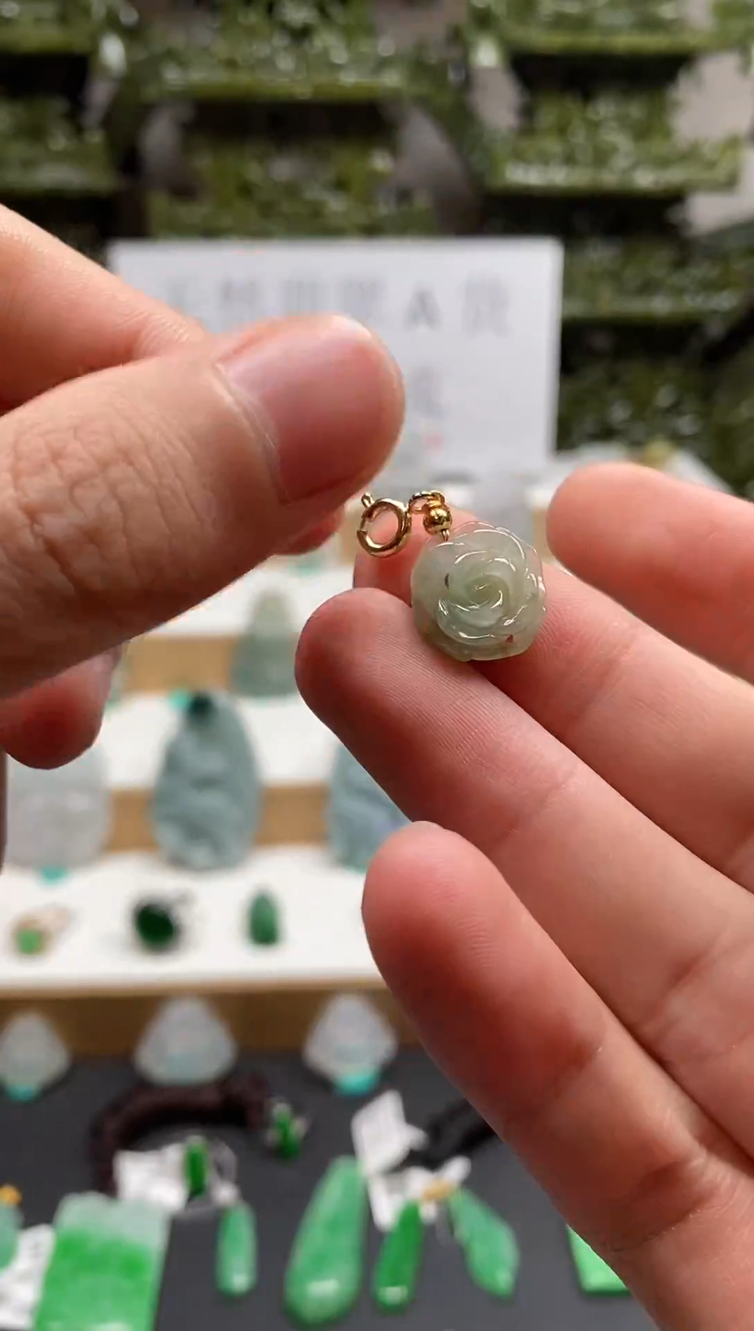 【闪购商品】翡翠颈饰未镶嵌74花