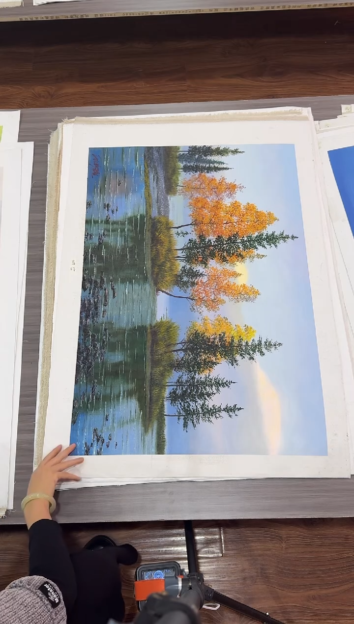 油画【99号】约90*60cm丨朝鲜原创纯手绘孤品油画丨顺丰包邮 